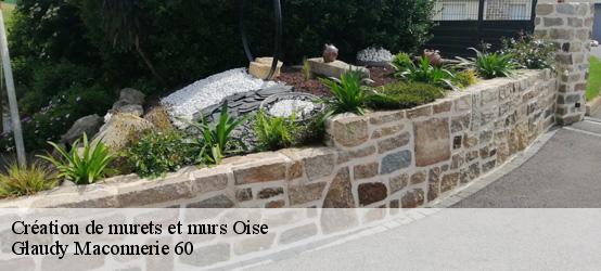 Création de murets et murs Oise 