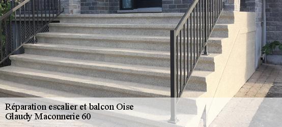 Réparation escalier et balcon Oise 