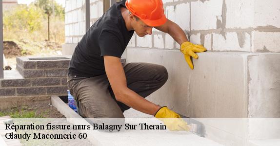 Réparation fissure murs  balagny-sur-therain-60250 Glaudy Maconnerie 60
