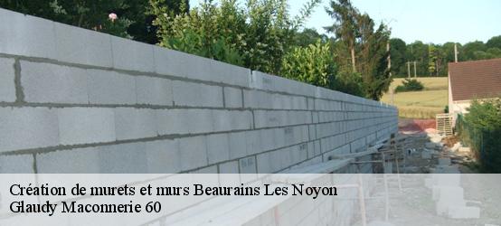 Création de murets et murs  60400