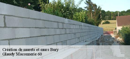 Création de murets et murs  60250