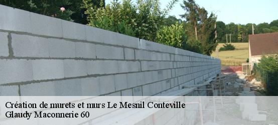 Création de murets et murs  60210