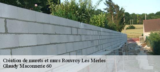 Création de murets et murs  60120