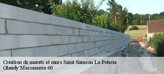Création de murets et murs  60220
