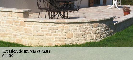 Création de murets et murs  60400