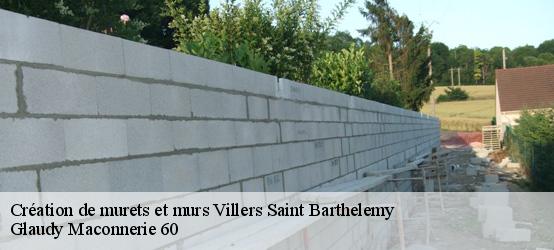 Création de murets et murs  60650