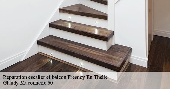 Réparation escalier et balcon  fresnoy-en-thelle-60530 Glaudy Maconnerie 60