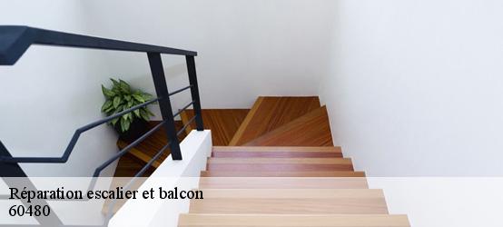 Réparation escalier et balcon  60480