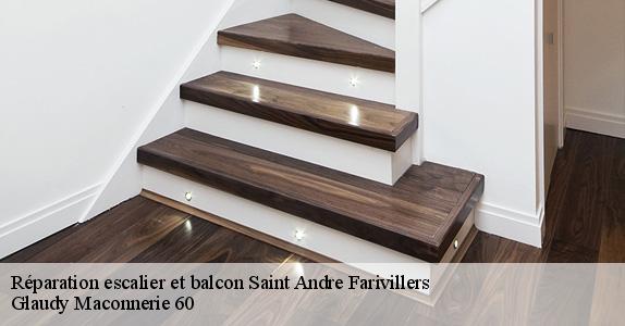 Réparation escalier et balcon  saint-andre-farivillers-60480 Glaudy Maconnerie 60