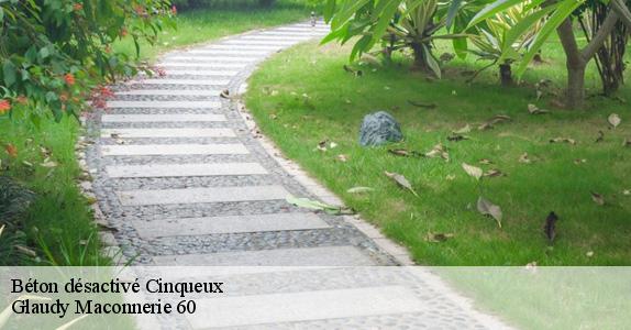 Béton désactivé  cinqueux-60940 Glaudy Maconnerie 60