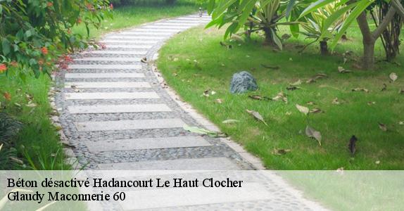 Béton désactivé  hadancourt-le-haut-clocher-60240 Glaudy Maconnerie 60