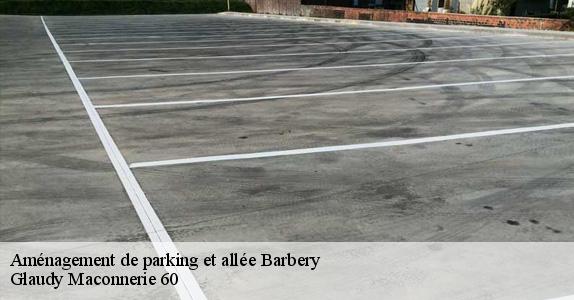 Aménagement de parking et allée  barbery-60810 Glaudy Maconnerie 60