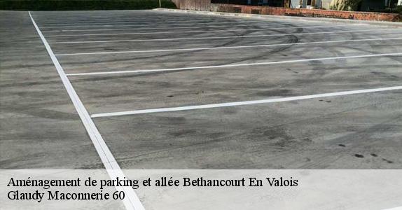 Aménagement de parking et allée  bethancourt-en-valois-60129 Glaudy Maconnerie 60