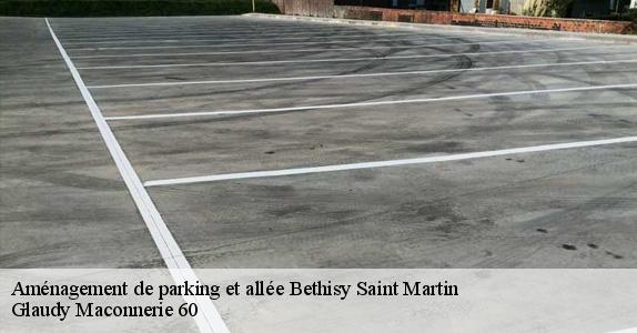 Aménagement de parking et allée  bethisy-saint-martin-60320 Glaudy Maconnerie 60