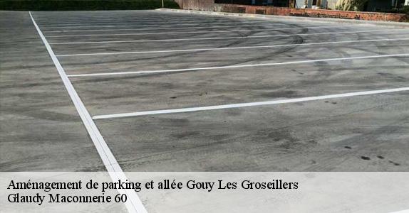 Aménagement de parking et allée  gouy-les-groseillers-60120 Glaudy Maconnerie 60