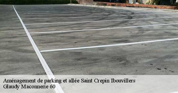Aménagement de parking et allée  saint-crepin-ibouvillers-60149 Glaudy Maconnerie 60